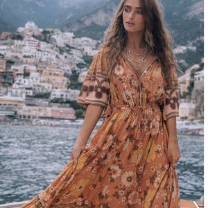 Spell & Gypsy buttercup maxi dress xxs